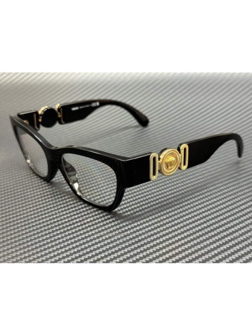 New Versace Women Black Eyeglasses 52-17-140